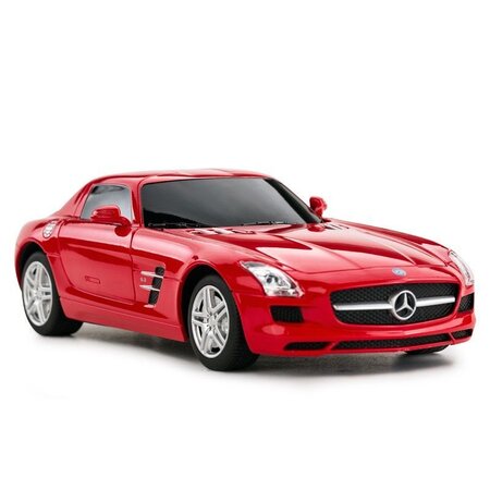 Masina cu telecomanda, scara 1:24, Mercedes-Benz SLS AMG, 6 ani+, Rastar 734294
