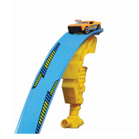 Circuit acrobatii cu bucla si lansare, Power Circuit, 3 ani+, Maisto 734365
