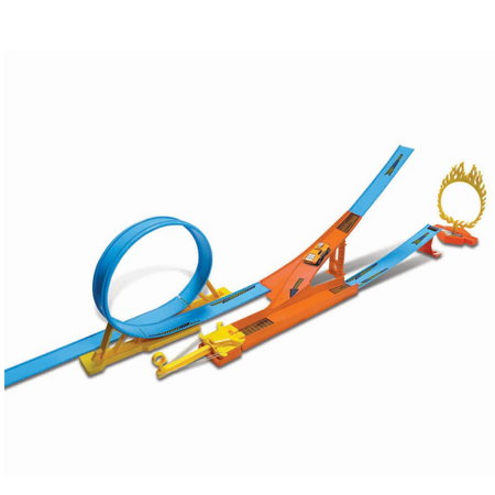 Circuit acrobatii cu bucla si lansare, Power Circuit, 3 ani+, Maisto 734364