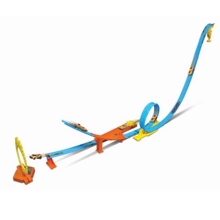 Circuit acrobatii cu bucla si lansare, Power Circuit, 3 ani+, Maisto 734367