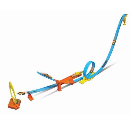 Circuit acrobatii cu bucla si lansare, Power Circuit, 3 ani+, Maisto 734367