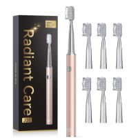 Periuta de dinti electrica pentru adulti + 6 capete de rezerva J30, Gold, JTF