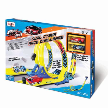 Circuit Raceway Provocarea Bucla Dubla, 3 ani+, Maisto