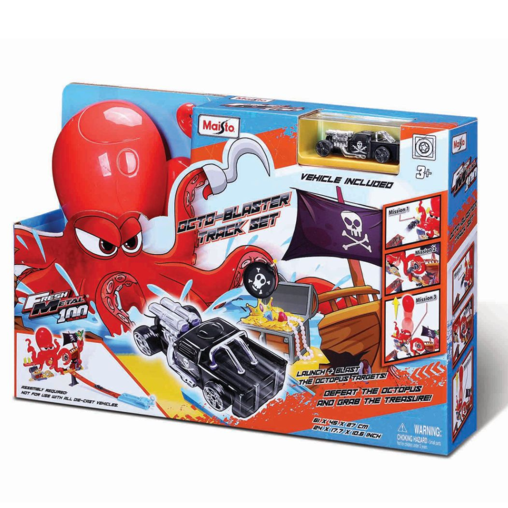 Circuit Raceway Octo-Blaster Track, 3 ani+, Maisto