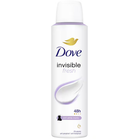 Deodorant spray pentru femei Invizible Fresh, 150 ml, Dove