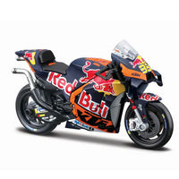 Motocicleta metalica, scara 1:18, Red Bull KTM, 3 ani+, Maisto