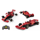 Masinuta construibila cu telecomanda, scar 1:16, Ferrari SF1000, 8 ani+, 65 piese, Rastar 734579