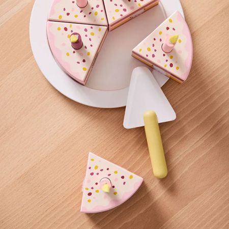 Jucarie din lemn, Tort cu lumanari, 2 ani+, Kids Concept 734572
