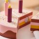 Jucarie din lemn, Tort cu lumanari, 2 ani+, Kids Concept 734573