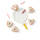 Jucarie din lemn, Tort cu lumanari, 2 ani+, Kids Concept 734571