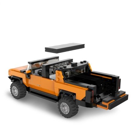 Masinuta construibila, scara 1:30, Hummer EV, 6 ani+, 431 piese, Rastar 734620