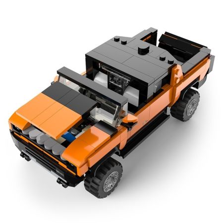 Masinuta construibila, scara 1:30, Hummer EV, 6 ani+, 431 piese, Rastar 734624