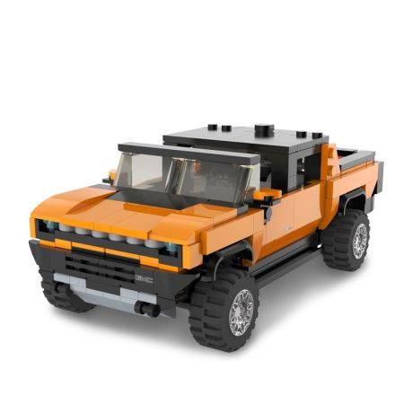 Masinuta construibila, scara 1:30, Hummer EV, 6 ani+, 431 piese, Rastar 734621