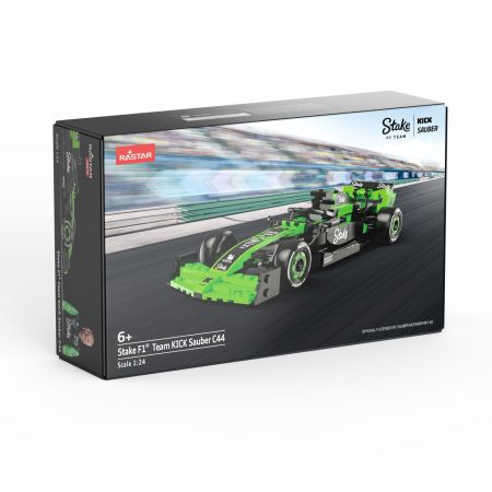 Masinuta construibila, scara 1:24, KICK Sauber C44 F1 Stake, 6 ani+, 333 piese, Rastar 734629