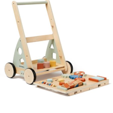 Premergator din lemn cu spatiu de stocare, 1 an+, Kids Concept 734672