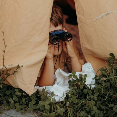 Binoclu antisoc pentru copii KidyBinocular, Blue, 6 ani+, Kidywolf 734685