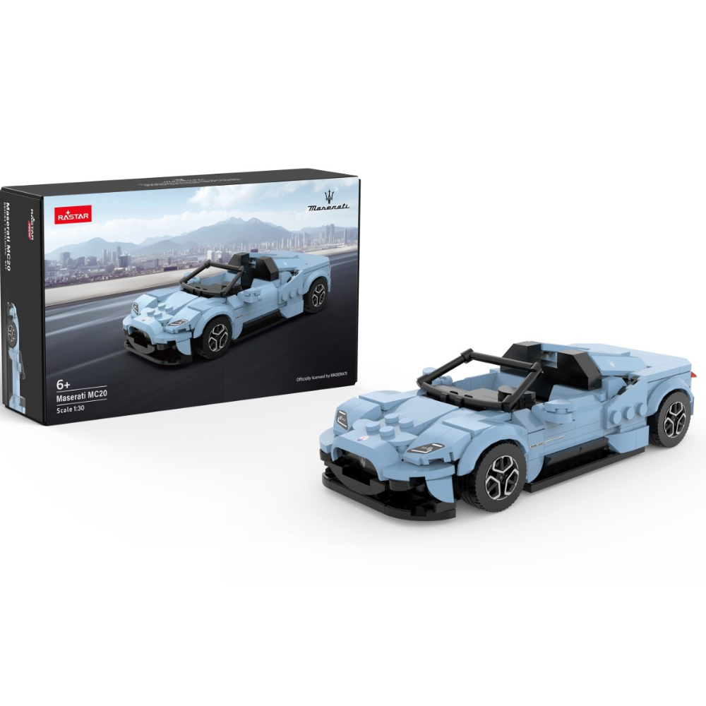 Masinuta construibila, scara 1:30, Maserati MC20 Cielo, 6 ani+, 370 piese, Rastar