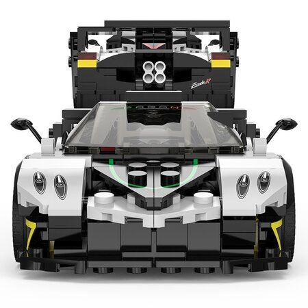 Masinuta construibila, scara 1:28, Pagani Zonda R, 6 ani+, 387 piese, Rastar 734690