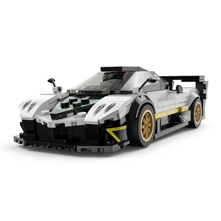Masinuta construibila, scara 1:28, Pagani Zonda R, 6 ani+, 387 piese, Rastar 734693