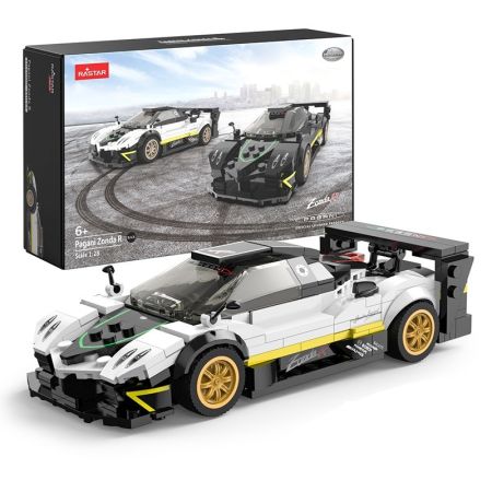 Masinuta construibila, scara 1:28, Pagani Zonda R, 6 ani+, 387 piese, Rastar