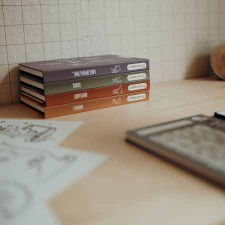 Tableta de desanat cu modele Kidydraw-Mini, Green, 4 ani+, Kidywolf 734725