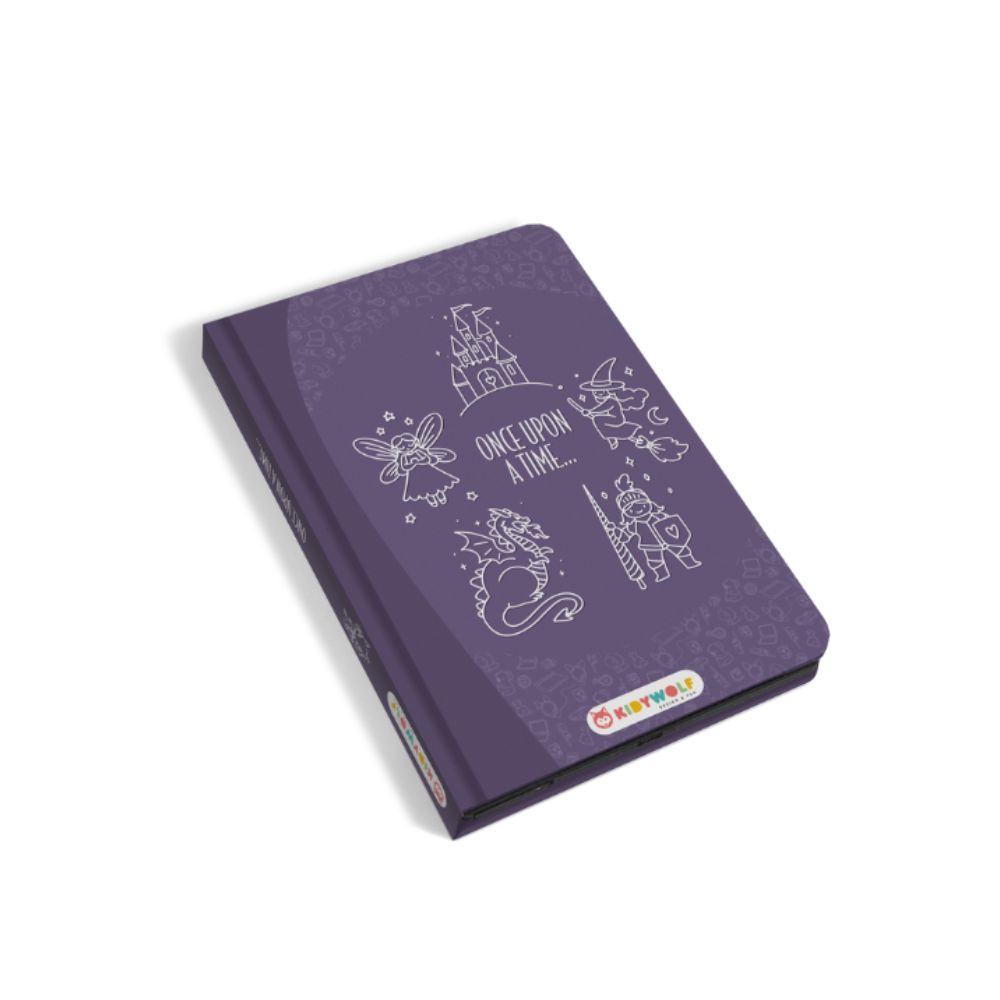 Tableta de desanat cu modele Kidydraw-Mini, Purple, 4 ani+, Kidywolf