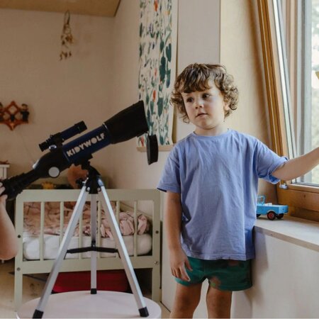 Telescop astronomic pentru copii, 7 ani+, Kidywolf 734759