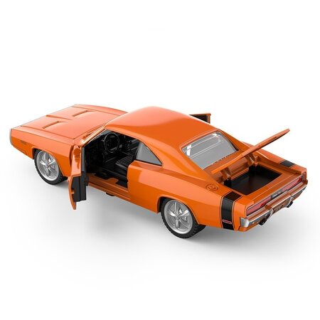 Masinuta metalica, scara 1:36, Dodge Charger R/T 1970, 3 ani+, Rastar 734934