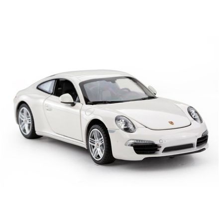 Masinuta metalica, scara 1:24, Porsche 911 Alb, 3 ani+, Rastar 734950