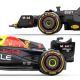 Masinuta metalica, scara 1:32, Red Bull F1 RB19, Rastar 734954