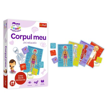 Jocul educativ Corpul Meu Micul Explorator, 3 ani+, Trefl