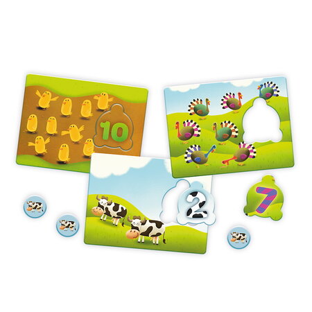 Joc educativ Invata Numerele Micul Explorator, 3 ani+, Trefl 734987