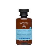 Sampon hidratant cu miere si acid hialuronic pentru par fin Hyaluronic Hydra, 250 ml, Apivita