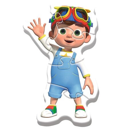 Puzzle CoComelon la joaca Baby Clasic, 2 ani+, 14 piese, Trefl 735007