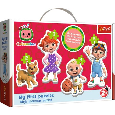 Puzzle CoComelon la joaca Baby Clasic, 2 ani+, 14 piese, Trefl
