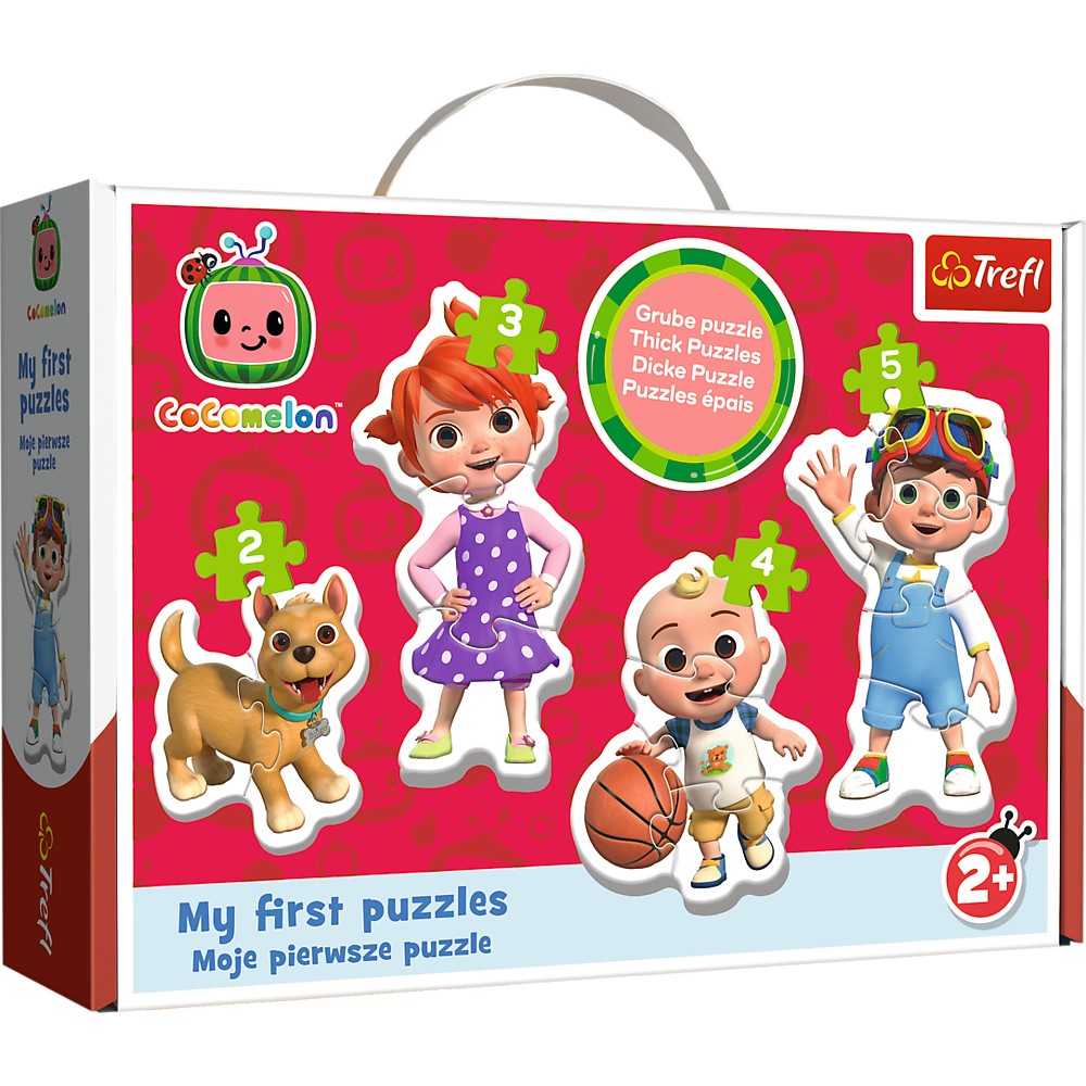 Puzzle CoComelon la joaca Baby Clasic, 2 ani+, 14 piese, Trefl