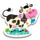 Puzzle La Ferma Baby Clasic, 2 ani+, 14 piese, Trefl 735010