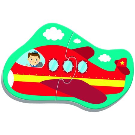 Puzzle Vehicule pentru transport Baby Clasic, 8 piese, Trefl 735027