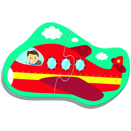Puzzle Vehicule pentru transport Baby Clasic, 8 piese, Trefl 735027