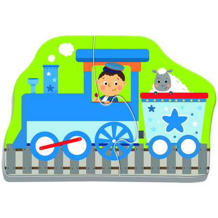 Puzzle Vehicule pentru transport Baby Clasic, 8 piese, Trefl 735029