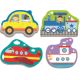 Puzzle Vehicule pentru transport Baby Clasic, 8 piese, Trefl 735030