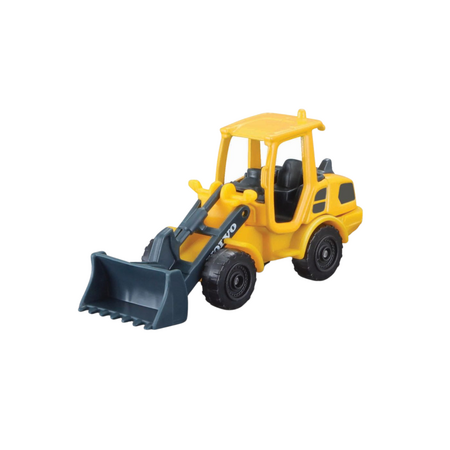 Vehicule de constructie in miniatura Volvo, 7.5 cm, Galben, 3 ani+, Maisto 735050
