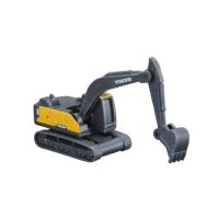 Vehicule de constructie in miniatura Volvo, 7.5 cm, Galben, 3 ani+, Maisto