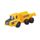 Vehicule de constructie in miniatura Volvo, 7.5 cm, Galben, 3 ani+, Maisto 735049