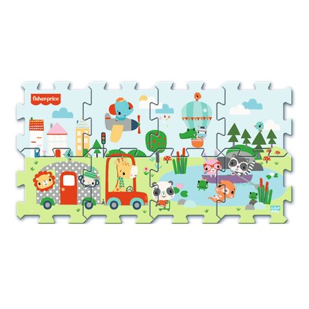 Puzzle de podea din spuma, Prietenii simpatici, 2 ani+, 8 piese, Trefl 735065