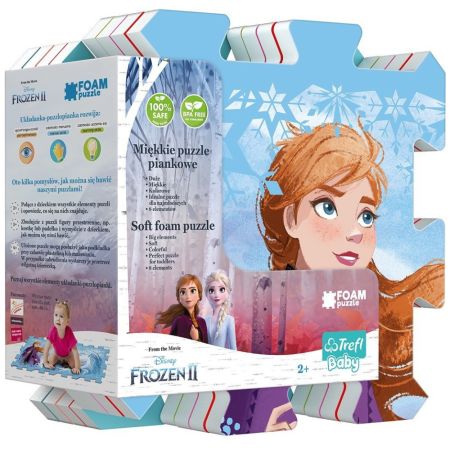 Puzzle de podea din spuma, Frozen 2, 2 ani+, 8 piese, Trefl
