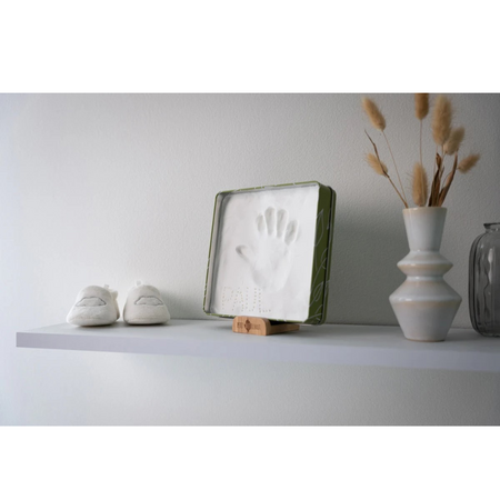 Cutie cu kit amprenta pentru bebelusi Square Olive Tree, Petit Artichaut 735162