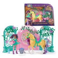 Set Papusa Ava si Unicornul Leaf cu accesorii, 4 ani+, Unicorn Academy