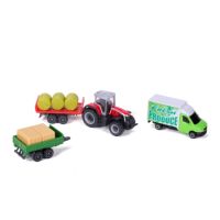 Set utilaje agricole Massey, scara 1:64, 3 ani+, Maisto