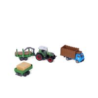 Set utilaje agricole Fendt, scara 1:64, 3 ani+, Maisto